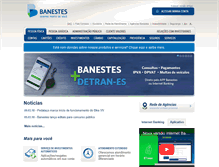 Tablet Screenshot of banestes.com.br